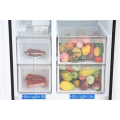 Tủ lạnh Aqua Side By Side inverter 541 lít AQR-S541XA(SG) chính hãng giá rẻ