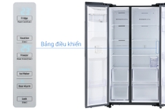 Tủ lạnh Samsung 2 cánh Side By Side inverter 635 lít RS64R5301B4/SV chính hãng