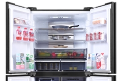 Tủ lạnh Sharp inverter 4 cánh 590 lít SJ-FXP600VG-BK có đông mềm