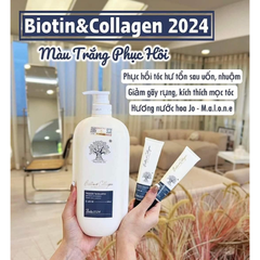 Set gội xả Biotin Collagen Voudioty 500ml chống rụng tóc, phục hồi , giảm gàu, kiểm soát dầu (bản mới 2024)