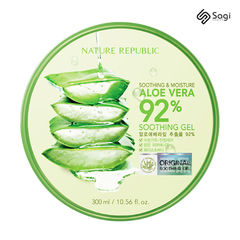 Gel nha đam dưỡng da Soothing & Moisture Aloe Vera 92% Soothing Gel 300ml