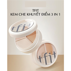 Kem Che Khuyết Điểm TFIT Concealer Cover Up Pro 3 in 1 15g Hũ Tròn 3 Ô