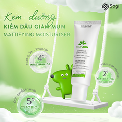 Kem dưỡng ẩm kiềm dầu trị mụn Babe Stop AKN 50ml