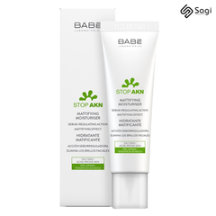 Kem dưỡng ẩm kiềm dầu trị mụn Babe Stop AKN 50ml