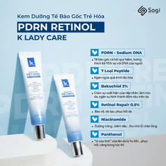 Kem Dưỡng K Lady Care Retinol Elastin Cream Phục Hồi Làn Da 30ml (Mẫu Mới)