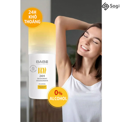 Lăn Khử Mùi Laboratorios Babe Desodorante 24h 50ml