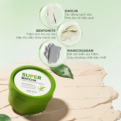 Mặt Nạ Some By Mi Super Matcha Đất Sét Trà Xanh Thu Nhỏ Lỗ Chân Lông 100g