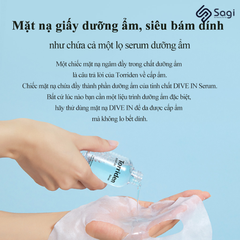 Mặt nạ giấy serum Torriden Dive In Hyaluronic Acid 27ml