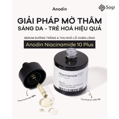 Serum làm trắng và thu nhỏ lỗ chân lông Anodin Niacinamide 10 Plus 33ml