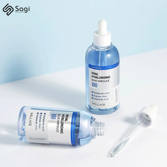 Serum Cấp Ẩm, Phục Hồi Wellage Real Hyaluronic Blue Ampoule 75ml