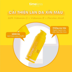 Serum Timeless 20% Vitamin C + E Ferulic Acid sáng da, mờ thâm