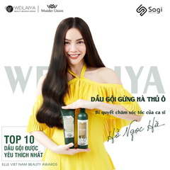 Set Gội Xả Gừng Hà Thủ Ô Weilaiya Zingiber Officinale Juice Bright 400ml