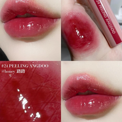 Son Kem Bóng Romand Juicy Lasting Tint #24 Peeling Angdoo Màu đỏ ánh nude