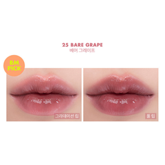 Son Kem Bóng Romand Juicy Lasting Tint #25 Bare Grape Màu beige ánh hồng