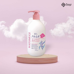 Sữa Dưỡng Thể Hatomugi Nâng Tone Và Làm Sáng Da 400ml