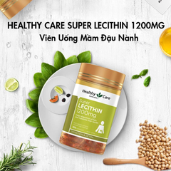 Viên Uống Healthy Care Lecithin mầm đậu nành 100 viên