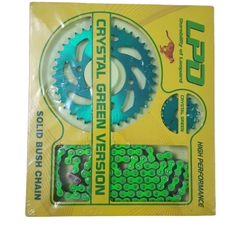 Nhông Sên Dĩa Xe Exciter 135 2011, Exciter 135 2010-  Màu Lục Bảo LPD THÁI LAN  14-38-112L