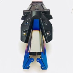 Combo Dè Sau Mã Lai và Miếng Pát Dè King Drag Sọc Trắng cho Exciter 150