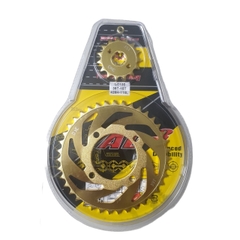NHÔNG SÊN DĨA D0D AD3 full vàng cho xe Exciter 135 2011, Exciter 135 2010 15-39