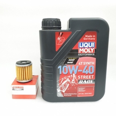 NHỚT XE SỐ CAO CẤP LIQUI MOLY STREET RACE 4T 10W-40 tặng lọc nhớt Yamaha