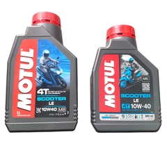 NHỚT XE MÁY TAY GA MOTUL SCOOTER LE 10W40