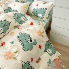 Bộ chăn ga gối đệm Cotton poly đáng yêu Mẫu 33