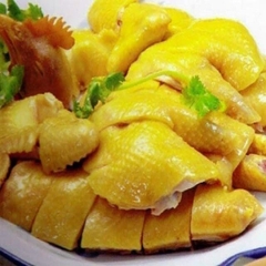 ( Tem vàng ) Gà ủ muối nguyên con có đầu mề ( size 1kg - 1.2kg )