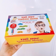 Thẻ học thông minh song ngữ cho bé 16 chủ đề 416 thẻ