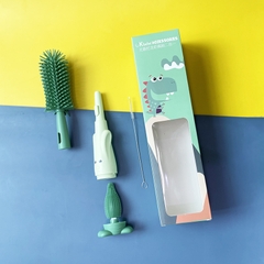 Cọ bình sữa silicon 3 in 1 Ck Bebe