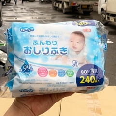 Khăn ướt cho bé Life Do Nhật Bản 240 tờ