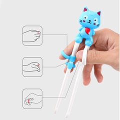 Bộ đũa thìa dĩa tập ăn Happycat