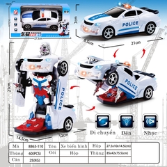 Đồ chơi ô tô phát nhạc xoay 360 độ