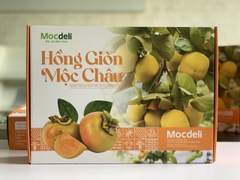 Hộp quà hồng giòn Mộc Châu 12 quả