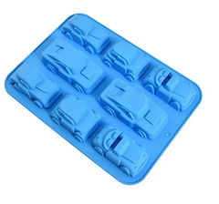 Khuôn silicon xe Ô tô tạo hình cho bánh rau câu 3D, 4D