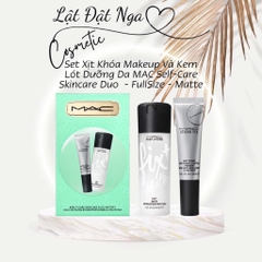 Set Xịt Khóa Makeup Và Kem Lót Dưỡng Da MAC Self-Care Skincare Duo  - FullSize