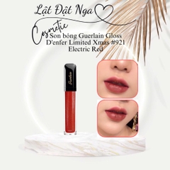 Son bóng Guerlain Gloss D'enfer Limited Xmas #921 Electric Red