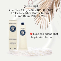 Kem Tay Chuyên Sâu Bơ Đậu Mỡ LOccitane Shea Butter Intense Hand Balm 150ml - 25%