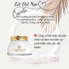 Kem Dưỡng Loccitane Immortelle Karite Pro Youth Body Blam - Dòng Trẻ Hoá Da, Cấp Ẩm, Chống Lão Hoá, Nhăn