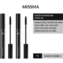 Mascara Missha 4D Làm Dày Mi Không Lem 7g