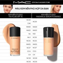 ( 2024 Bản Mới Có Thêm Vòi ) Kem Nền Mac Studio Fix 24H Matte + Oil 30ml