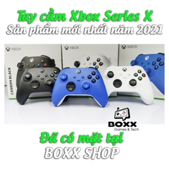 Tay cầm xbox series x, tay cầm chơi game xbox one series x Shock Blue