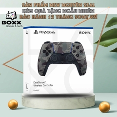 Tay Cầm PS5 DualSense PlayStation 5 Gray Camo