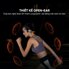 Tai Nghe Chạy bộ Havit Hakii Light, Dây đeo phát sáng, Tích hợp bộ nhớ, Thiết Kế Open-Ear, BT 5.3, Nghe Nhạc Đến 23 Giờ- Hàng Chính Hãng