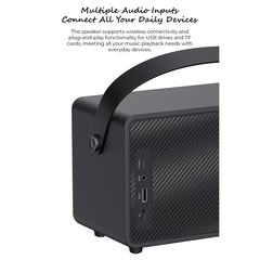 Loa Bluetooth HAVIT Classic II, BT 5.3, Công Suất 30W, Thiết Kế Retro, Âm Bass Sống Động, Nghe Đến 25H - Hàng Chính Hãng