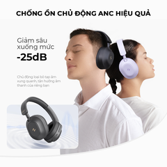 Tai Nghe Headphone Bluetooth LIFE NC01H, BT 5.4, Màng Loa 40mm, Chống Ồn ANC, Nghe Đến 80H - Chính Hãng BH 12 Tháng