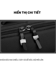 Balo Đựng Laptop Cao Cấp Ozuko Fume GLB1152