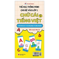 Thẻ Học Thông Minh Cho Bé Vào Lớp 1 - Chữ Cái Tiếng Việt 2