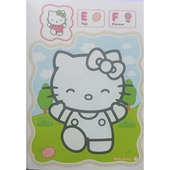 Bé Tô Màu Hello Kitty - Bảng Chữ Cái Tiêng Anh