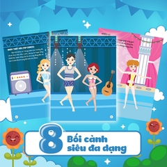Sách Sáng Tạo Thời Trang - Thời Trang Nhảy Khiêu Vũ (Hơn 100 Stickers)
