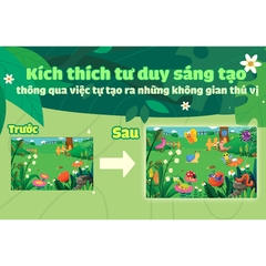 Sách Trò Chơi Bóc Dán Cảm Xúc - Côn Trùng